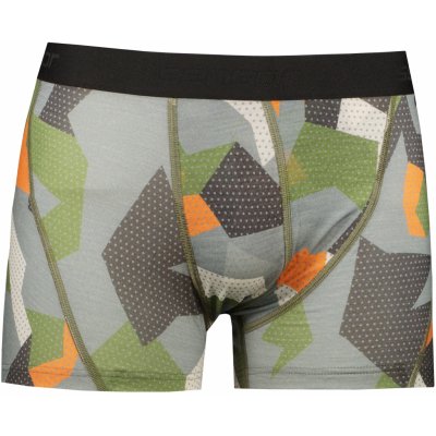 Sensor MERINO IMPRESS pánské trenky černá/camo – Zboží Dáma