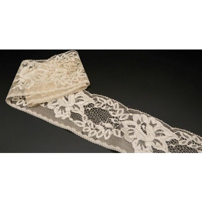 Silonová krajka - světle béžová - šířka 7 cm – Hledejceny.cz