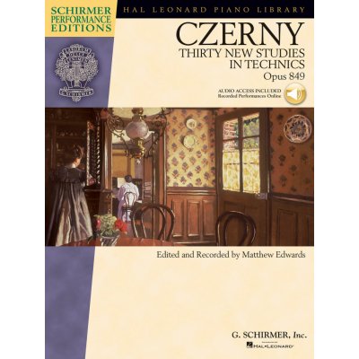 CZERNY, Op. 849 Průprava zběhlosti 30 New Studies in Technics + Audio Online klavír – Zboží Mobilmania