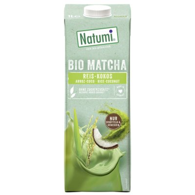 Natumi bio rýžovo kokosový nápoj s matchou 1 l – Sleviste.cz