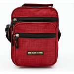 Malá pánská látková taška přes rameno Salom 6243 Červené – Sleviste.cz
