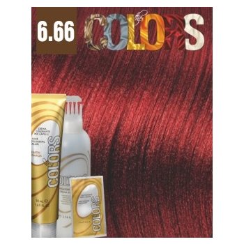 Colors Keratin Complex barva set 6.66 červená intenzivní