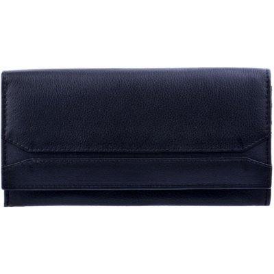 Arwel Dámská kožená psaníčková peněženka 511 2407 s klopnou černá – Zboží Mobilmania