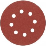 Vorel brusný papír 125 mm p150 s otvory 5 ks suchý zip TO-08585