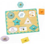 Adam Toys edukační vkládačka s úchyty tvary – Sleviste.cz