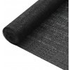 Stínící textilie vidaXL Stínící tkanina černá 2 x 10 m HDPE 75 g/m²