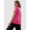 Dětské tričko 4F t-shirt 4FJAW23TTSHF0825 růžová
