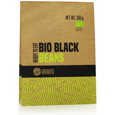 VanaVita BIO Černé fazole Ready to eat 150 g – Zboží Dáma