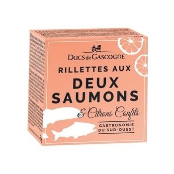 Ducs de Gascogne Rillety z lososa s kandovaným citrónem 65 g