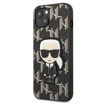 Pouzdro Karl Lagerfeld Monogram Ikonik iPhone 13 mini černé