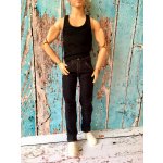 La Bastlera BQ-NOIRIX Tmavě modré strečové slim džíny pro panenky Ken 30 cm – Sleviste.cz