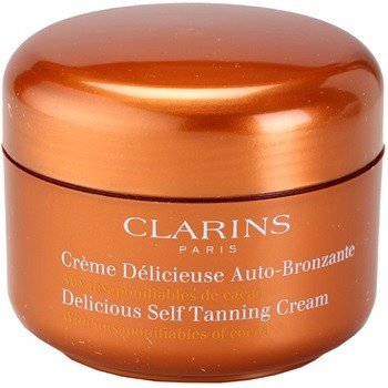Clarins Radiance Plus samoopalovací krém na tělo a obličej s kakaovým máslem 125 ml