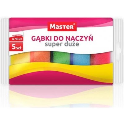 Master Super velké mycí houby na nádobí 5 ks – Hledejceny.cz