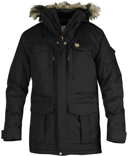 Fjallraven Nuuk Parka barevné logoblack