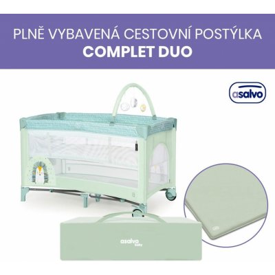 Asalvo COMPLET DUO cestovní postýlka hedgehog – Hledejceny.cz