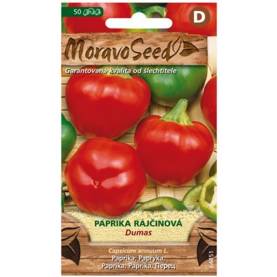 Semínka Paprika zeleninová raná DUMAS, rajčinová, 50 s