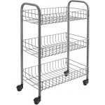 Metaltex Vozík Siena bílý, 41 x 63 x 23 cm – Zboží Dáma