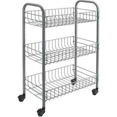 Metaltex Vozík Siena bílý, 41 x 63 x 23 cm – Zboží Dáma