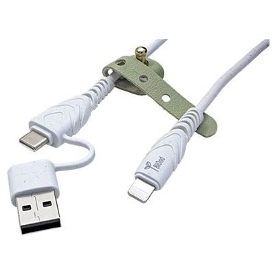 BIOnd BIO-CT-IP USB 2.0 USB C(M) + USB A(M) - Lightning, 3A, 1,2m