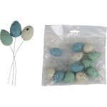 Dekorační vajíčka zápich, 12 ks X4751-13 – Zboží Dáma