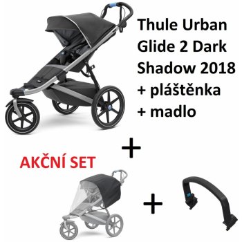 Thule Urban Glide 2 Dark Shadow 2018 + pláštěnka + madlo