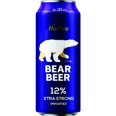 Harboe Bear Beer Extra Strong 12% 0,5 l (plech) – Sleviste.cz
