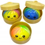 Squishy Dumpling RAINBOW duhový velký mačkací knedlíček 9 cm – Zboží Dáma