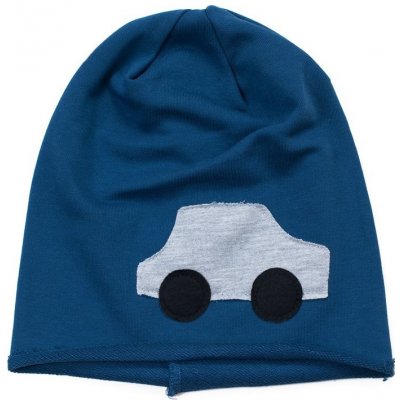 Art of Polo Beanie čepice modrá s autíčkem – Hledejceny.cz