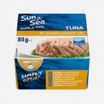 Sun & Sea Tuňák ve slunečnicovém oleji 80 g – Zboží Dáma