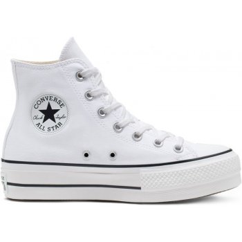 Converse boty Ct All Star Platform Canva bílá