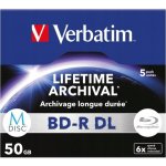 Verbatim BD-R 50GB 6x, jewel, 5ks (43846) – Zboží Živě