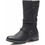 Rieker 98860-00 98860-00 BLACK H/W4 – Zboží Dáma