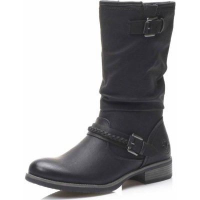 Rieker 98860-00 98860-00 BLACK H/W4 – Zboží Dáma