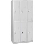 JP 606 N skříň 6-boxová 1850x900x500 mm šedá – Zboží Dáma