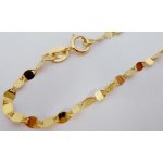 Klenoty Budín Dámský řetízek ze žlutého zlata HK6244 – Hledejceny.cz