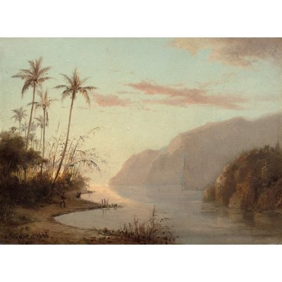 Grafika Zátoka na ostrově Svatý Tomáš Panenské ostrovy 1856 2000 dílků – Zboží Mobilmania