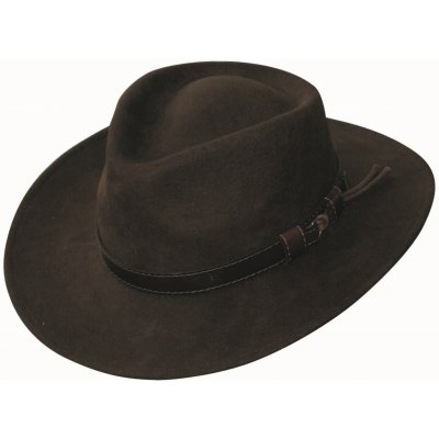 Klobouk vlněný Sanford brown – Sleviste.cz