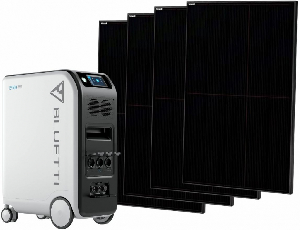 BLUETTI EP500Pro + 4x solární panel Elorix 410Wp