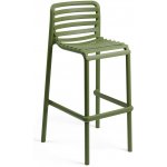 Nardi Zelená plastová zahradní barová židle Doga 75 cm – Zboží Mobilmania