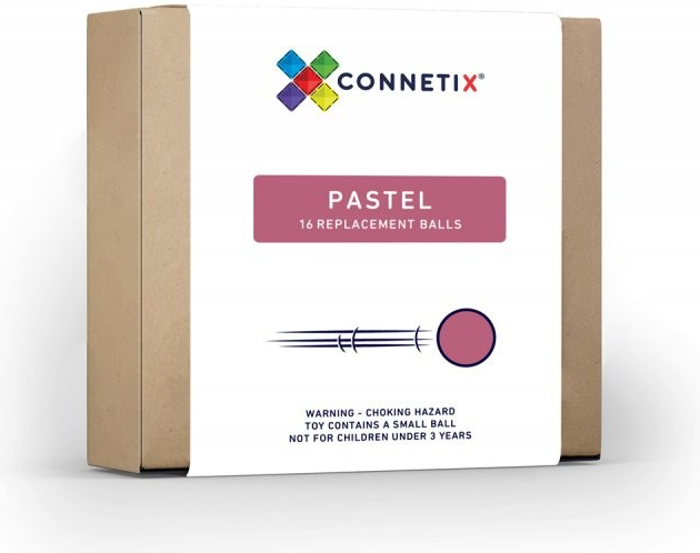 Connetix Tiles 16 ks náhradní kuličky Pastel