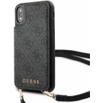 Pouzdro GUESS 4G Crossbody Cardslot iPhone X/XS šedé – Zboží Mobilmania