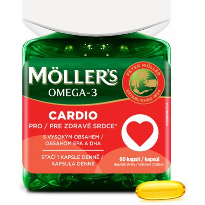 Mollers Omega-3 Cardio 60 kapslí – Hledejceny.cz