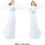 Emocio Andílek polyresin 11x20cm, pastelová modrá MIX / cena 1ks 40397 – Hledejceny.cz