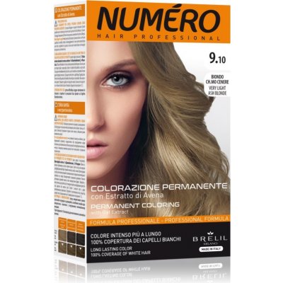 Brelil Numéro Permanent Coloring barva na vlasy 9.10 Very Light Ash Blonde 125 ml – Sleviste.cz