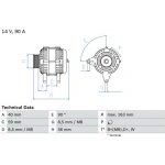generátor BOSCH 0 986 040 940