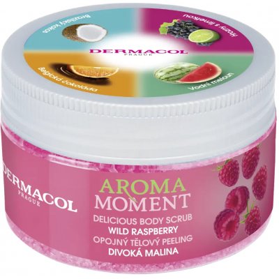Dermacol Aroma Moment tělový peeling divoká malina 200 g – Zbozi.Blesk.cz