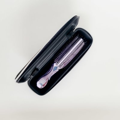 S.Heart.S Scalp Brush World Long Dárkový box hřeben s pouzdrem Purple, pro silné, husté vlasy a zdravou vlasovou pokožku