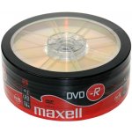 Maxell DVD-R 4,7GB 16x, cake box 25ks (275731) – Zboží Živě