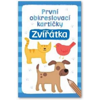 První obkreslovací kartičky Zvířátka