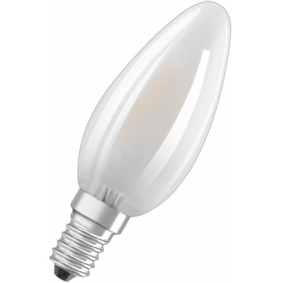 Osram LED žárovka LED E14 B35 4W = 40W 470lm 4000K Neutrální bílá 300° Filament STAR – Sleviste.cz